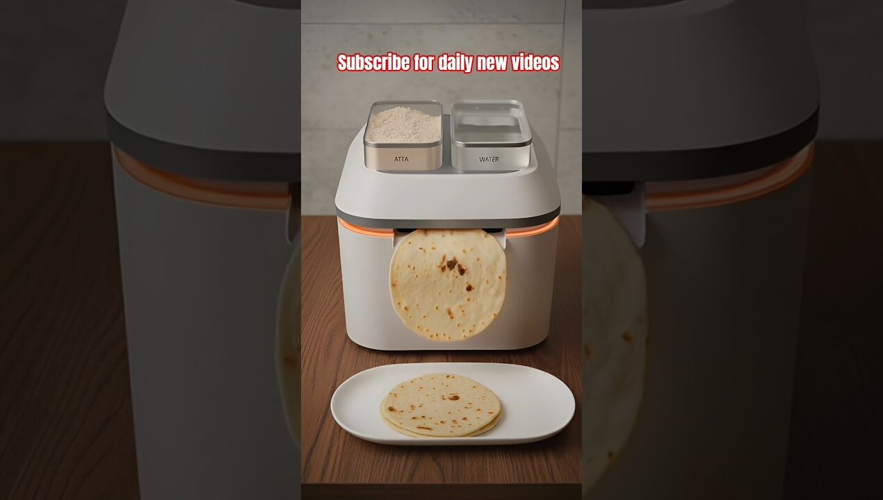 Automatic Roti Making Machine Perfect Make Roti #food #futureguide #lifehacks #diy