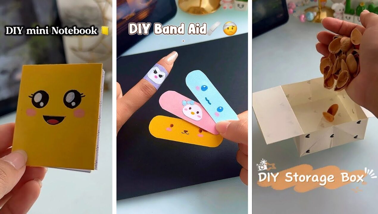 13 Easy craft ideas/ miniature craft /Paper craft/ how to make /DIY/school project/Mukta Art & Craft