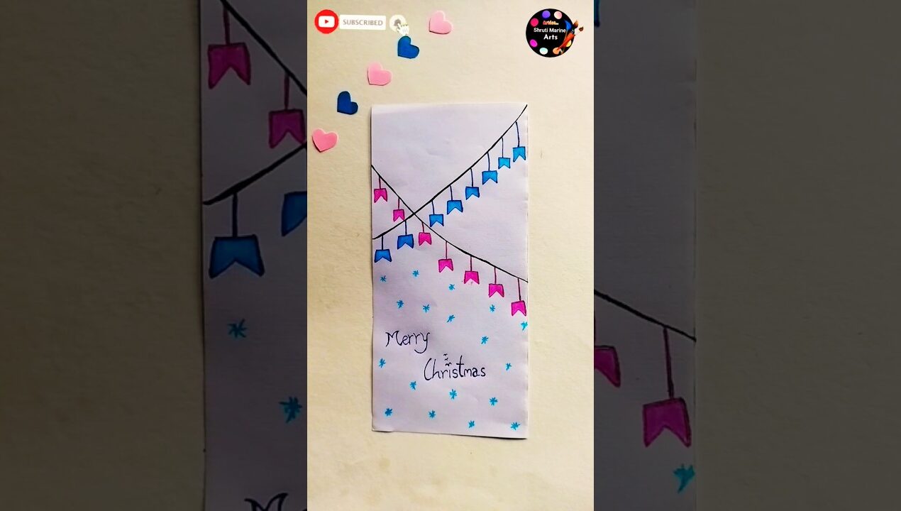 “Creative Christmas Card DIY: Unique Craft Paper Design” #shorts #shortsfeed #crafts #diy #cards
