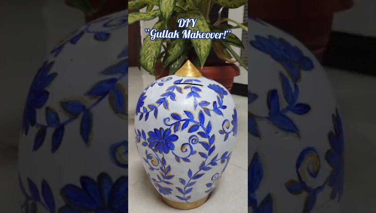 DIY Piggy Bank Painting  | Cute Gullak Decoration Idea #gullak #painting #diyprojects  #diy  #short
