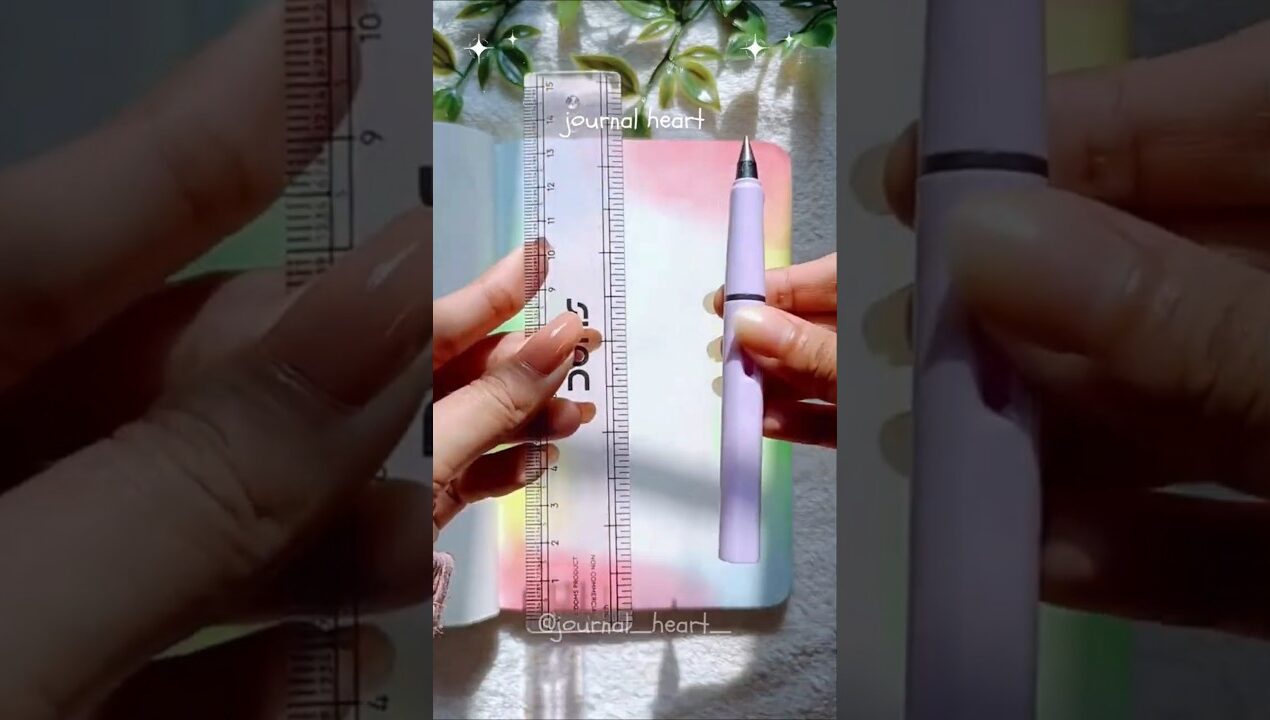 ˙✧˖° ഒരു Rainbow 🌈 journal ചെയ്തലോ? #journalheart #ideas #sticker #diy #pinterest #aesthetic