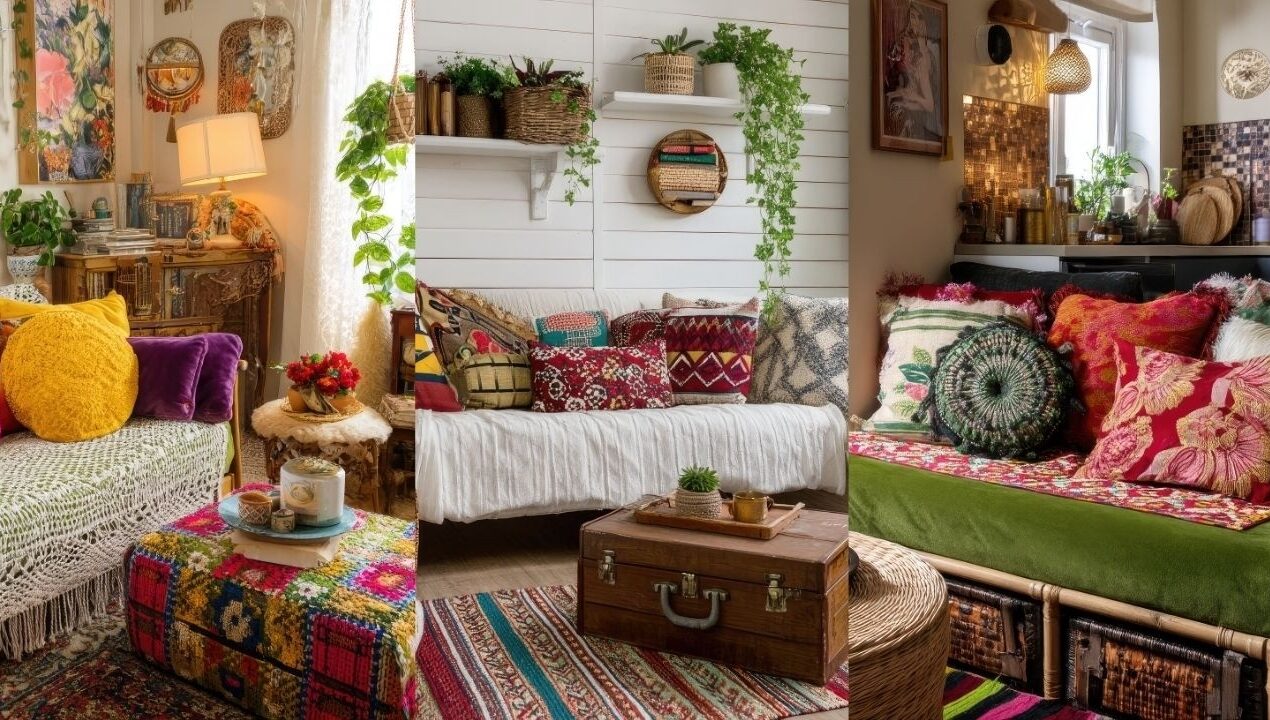 Cozy & Nostalgic 🌼 Small Space Boho Grandmacore Decor DIY Ideas for Tiny Apartments
