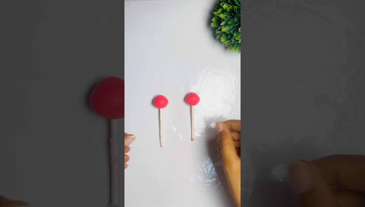 Easy clay lollipop craft ideas for kids #shorts #trending #ytshorts #craft #art #viralvideo #diy