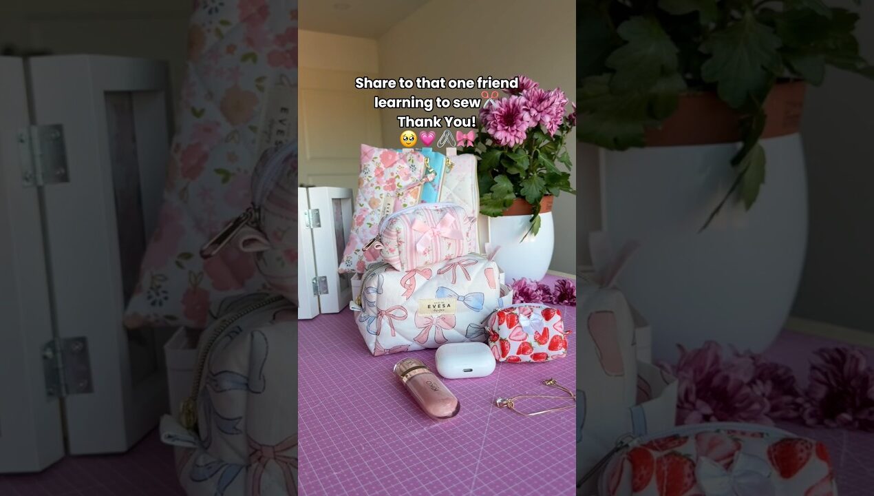 Sew Cute Gifts in Minutes 🌸✂️🎀 spring DIY projects for beginners #sewingideas #quilted #diy