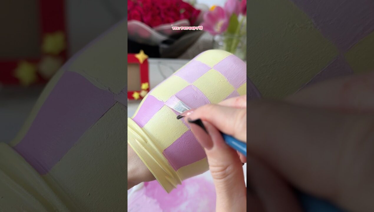 Не ожидала , что получится настолько красиво 😻 #diy #handmade #decorideas #art