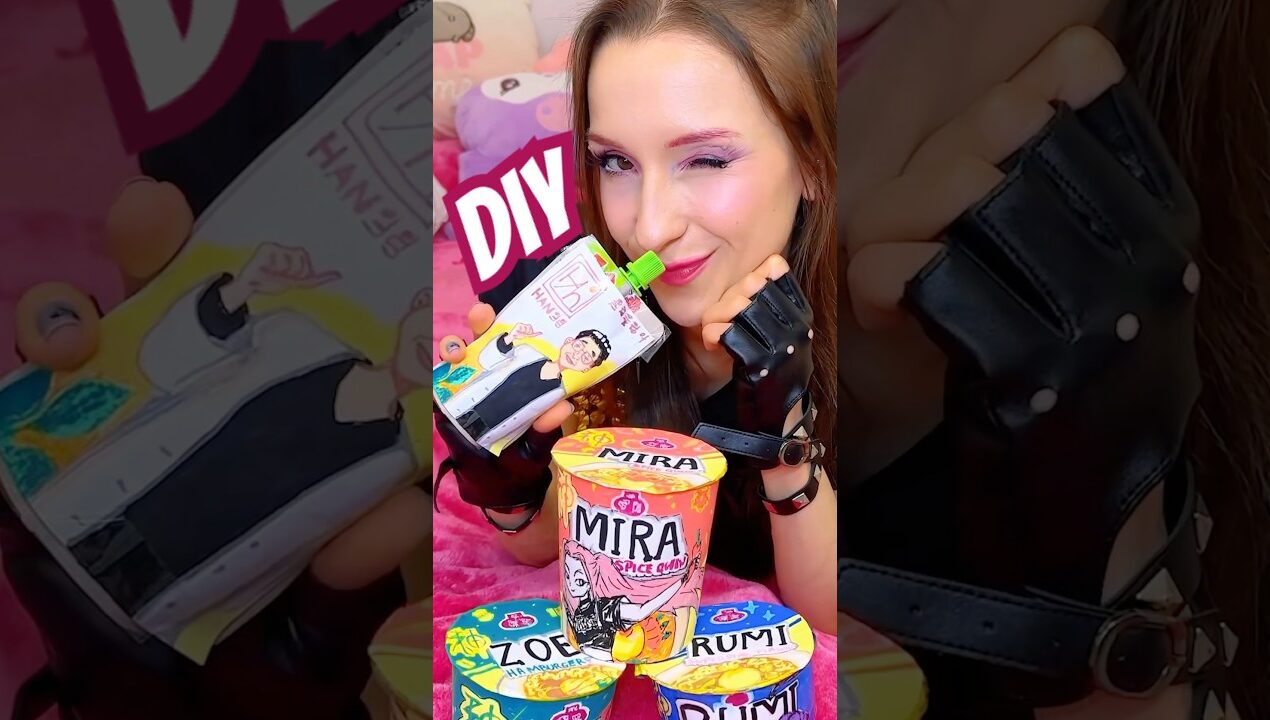 DIY NAPÓJ Z KPOP DEMON HUNTERS!💜❤️‍🔥