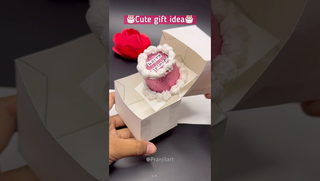 Cute Birthday Gift idea 🎂💝 #shorts #diy #giftideas