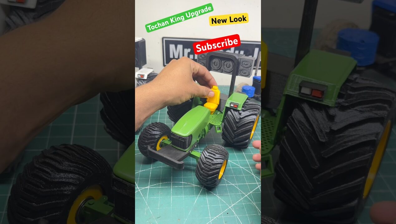 Diy Tochan King Remote Control Tractor Modification complete #like
