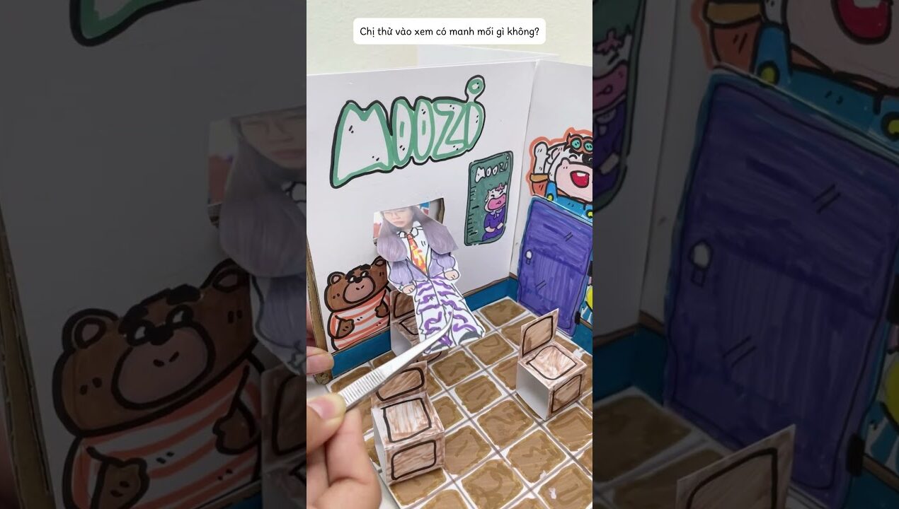 Trốn thoát khỏi lớp học Moozi cùng chị Chang #diy #moozi
