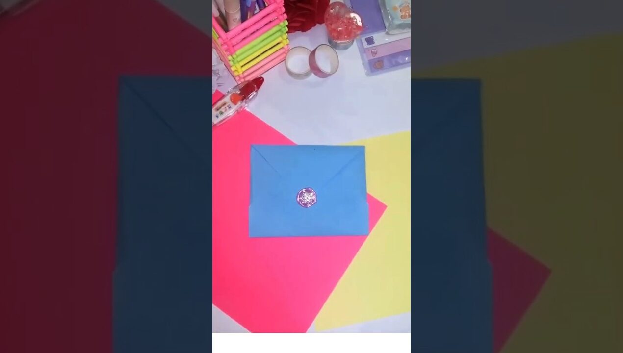 Easy DIY Envelope ✉️ | Quick Paper Craft #shorts #craftideas #diypapercraft