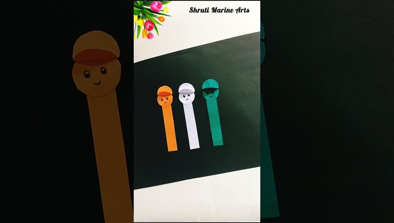 “Republic Day Craft Ideas with Paper | Easy DIY Decorations for 26th January”#shorts#shortsfeed#diy