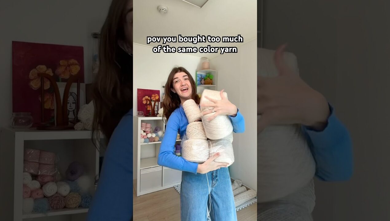 I bought too much yarn… #crochet #diy