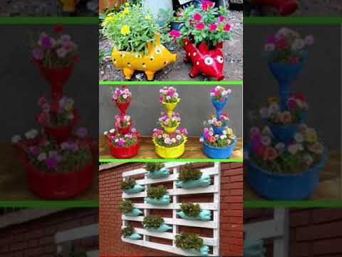 10 Ways to Upcycle Plastic Bottles in the Garden | Ash Garden Ideas | DIY plastic bottle planter