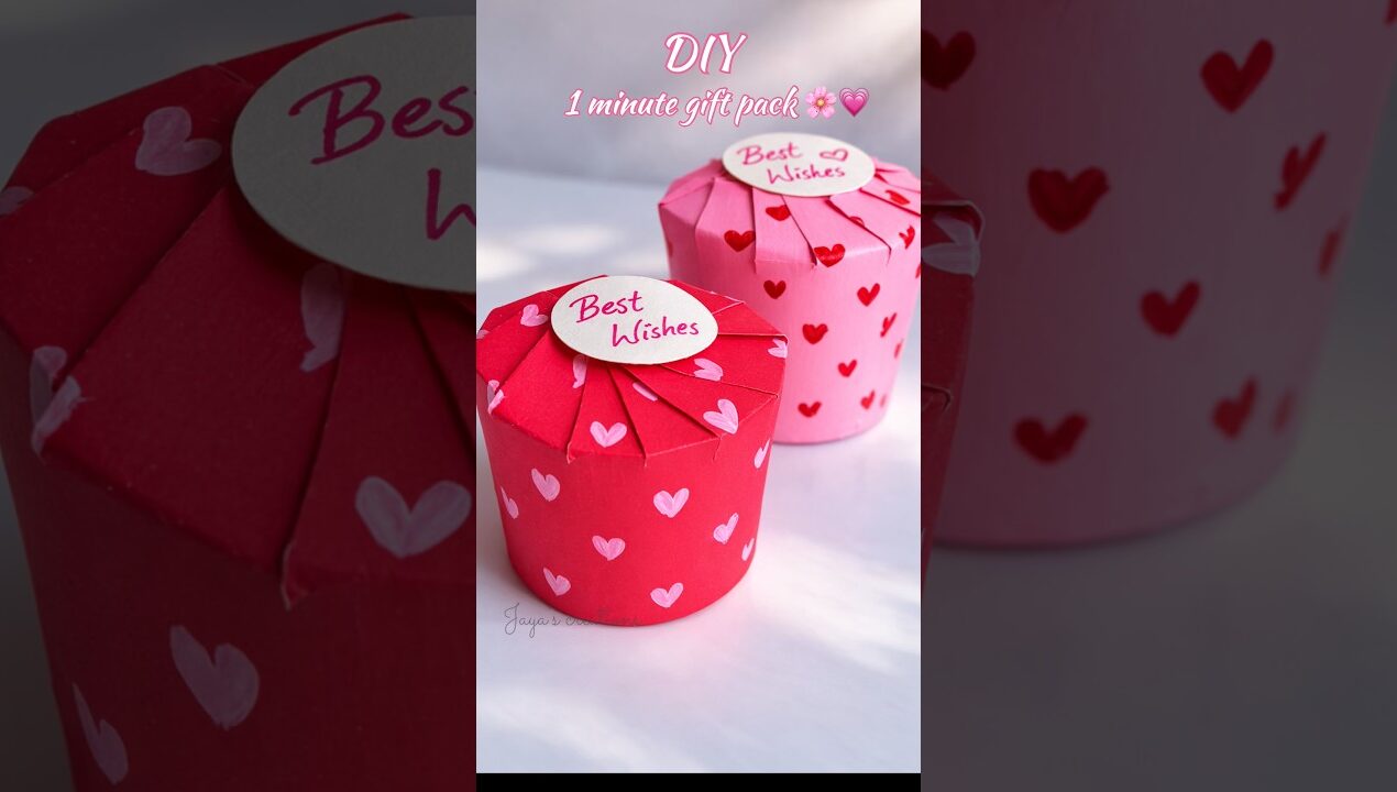 1 min gift #diy #craftyhome  #aesthetic #craft #viralcraft #shorts   #viral #viralvideo #trending