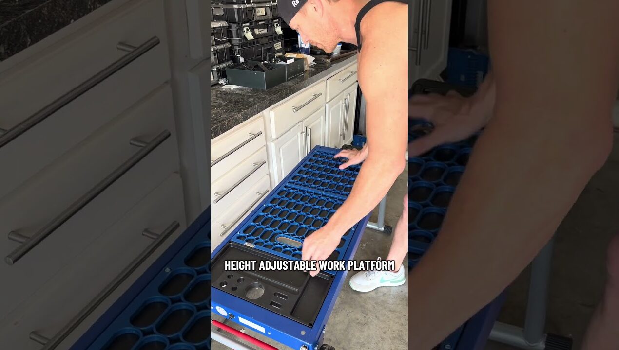 Best 5-in-1 work table! 🙌 #diy #fyp