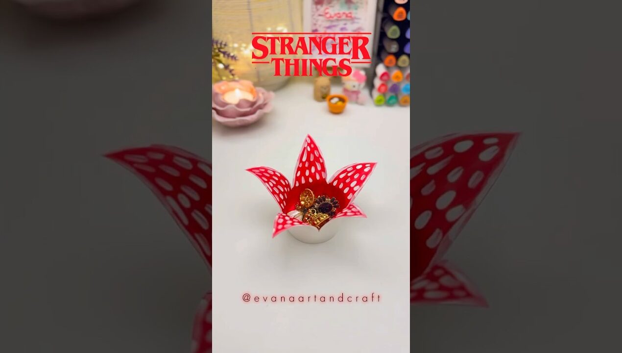 DIY Stranger Things Tutorial ✨👾 DIY Demogorgon Storage Box #diy #howto