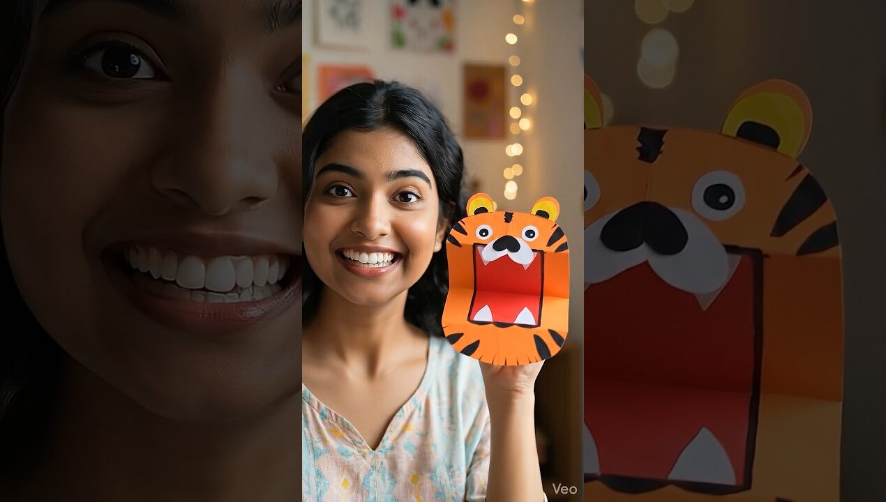 How to Make a Paper Lion 🦁 | Easy DIY Lion Craft for Kids | Fun Animal Craft for Kids