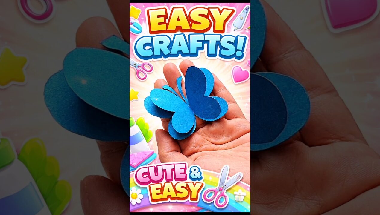 ✨How to Make Butterfly Step by Step #diy #craft #shorts #success