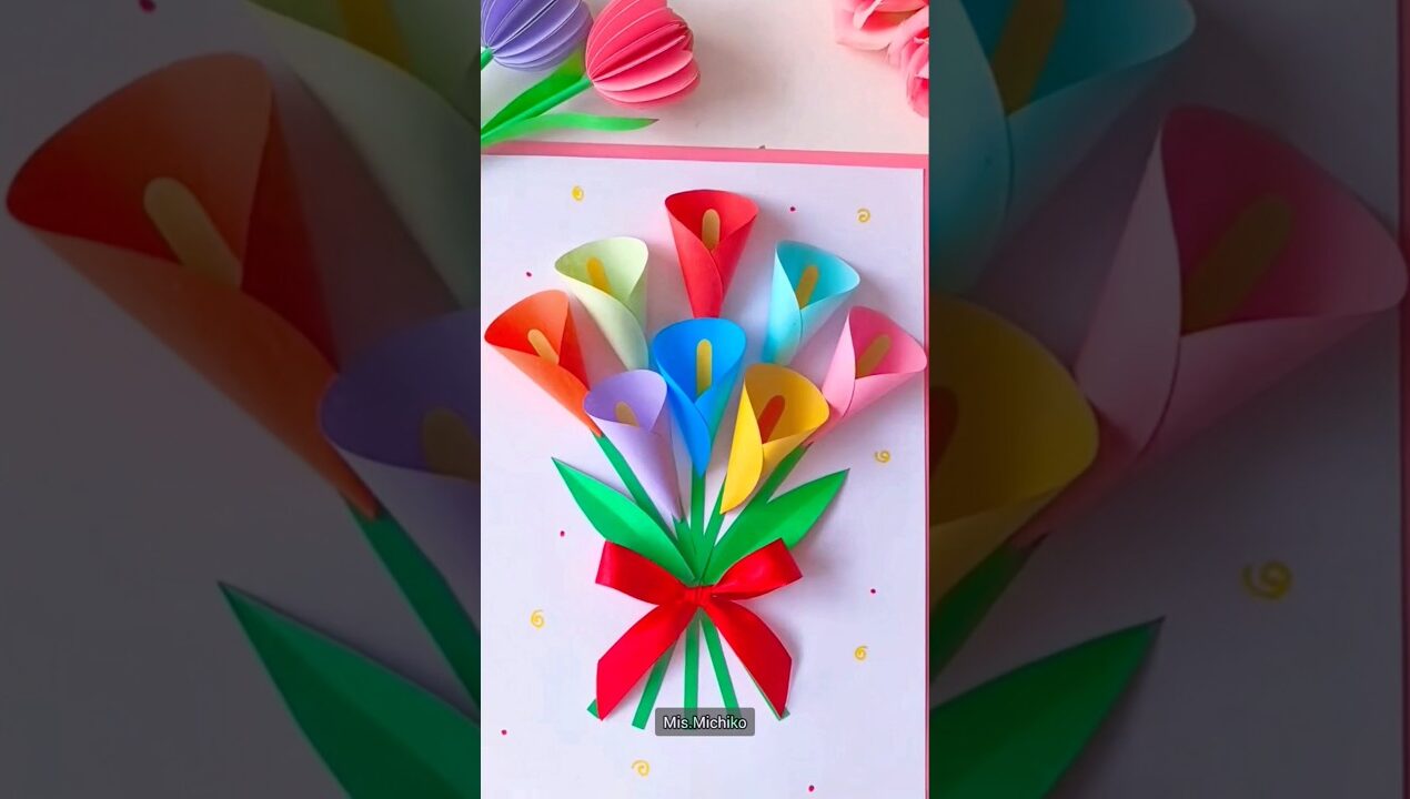 Diy paper Flower 🌺 craft #diy #papercraft #origami #ytshorts #trending #shorts #heenacraft_and_art