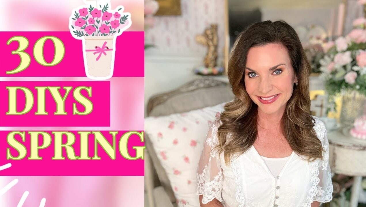 30 DIY DOLLAR TREE COTTAGE SPRING DECOR CRAFTS~FLORALS GARLANDS 🌸 🌿Olivia's  Romantic Home DIY