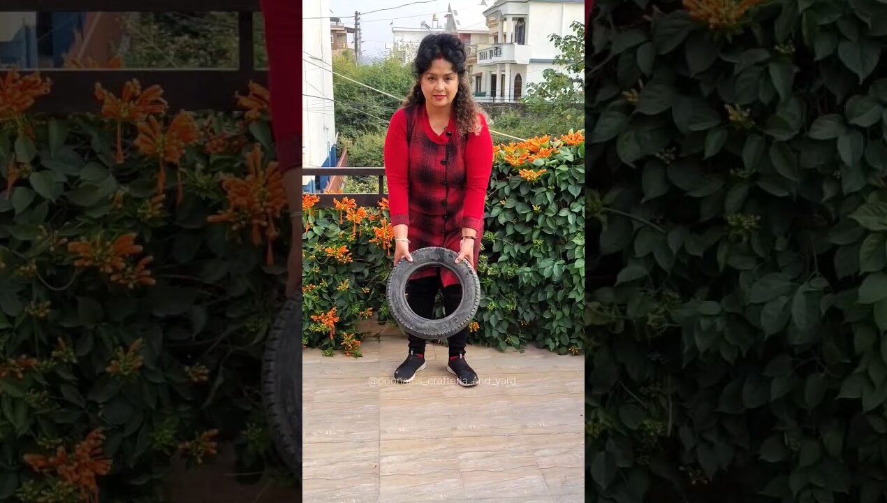 DIY TYRE PLANTER IDEAS | TRASH TO TREASURE #gardening #ideas #diy