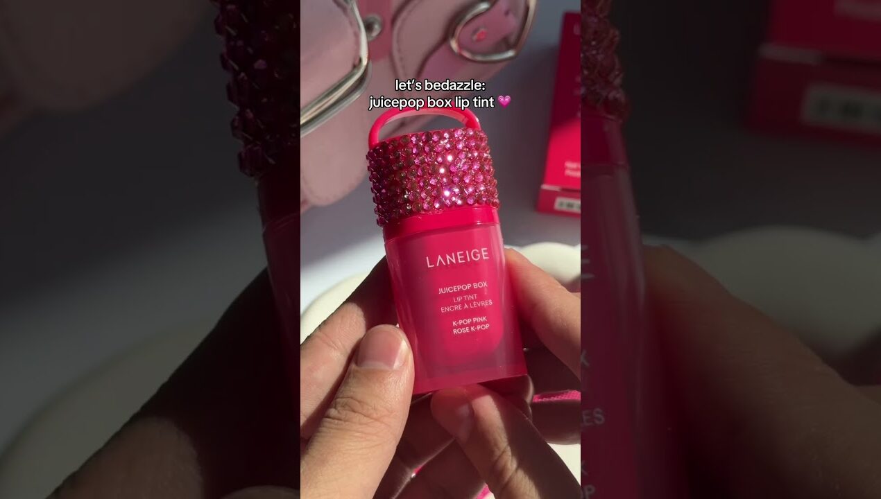 THE BEDAZZLE #DIY YOU NEED TO SAVE FOR YOUR LIPPIES ✨😉 Laneige Juicepop Box Lip Tint