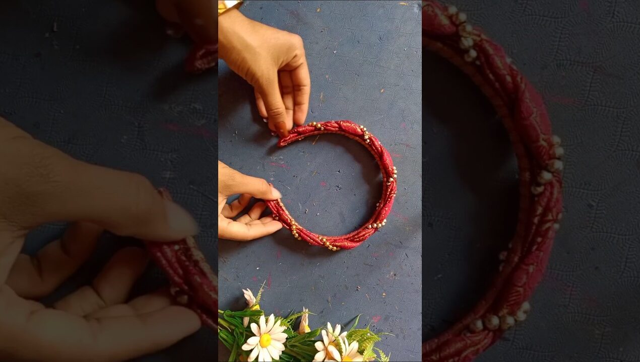 Plain se preety in minutes/ DIY hairband #shorts #ashortaday #youtubeshorts #diy #handmade