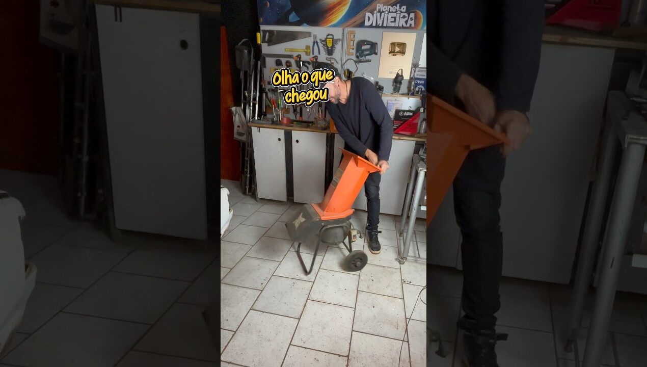 Chegou esse triturado aqui na oficina #ferramentas #diy #tools #restauracao