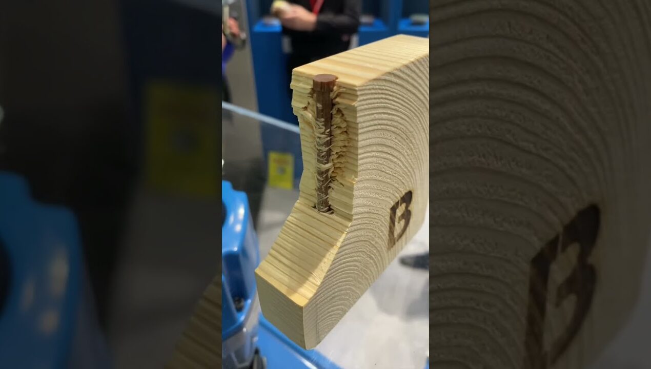 Clou en bois #btp #innovation #renovation #chantier #diy #woodworking #construction #innobati