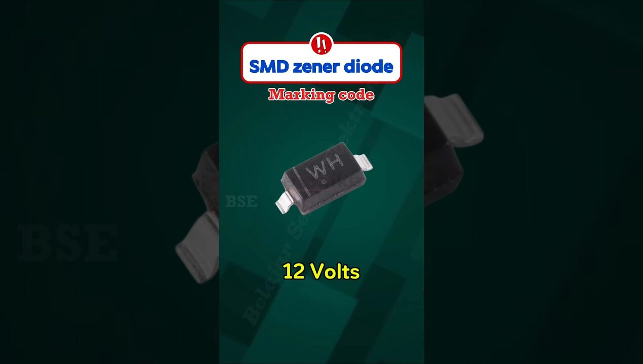SMD zener diode marking code #shorts #diy #automobile #electronic #technology #creative #ideas #tv