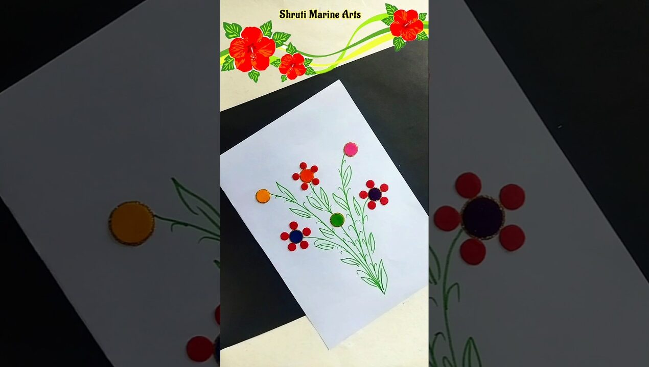 DIY Bindi Art // Easy Bindi Craft //Bindi Craft Ideas #shorts#shortsfeed#youtubeshorts #trending#diy