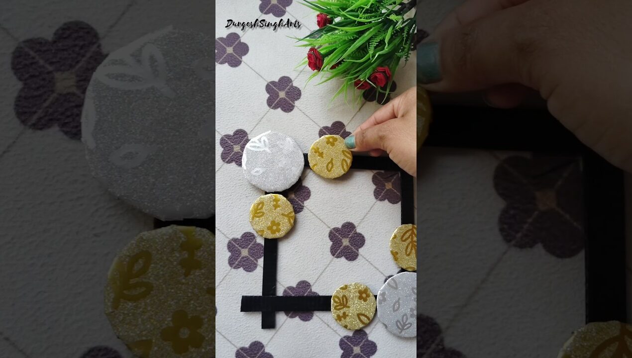 easy wallhanging craft ideas  #artshorts #wallhanging #homedecor #craftideas #diy