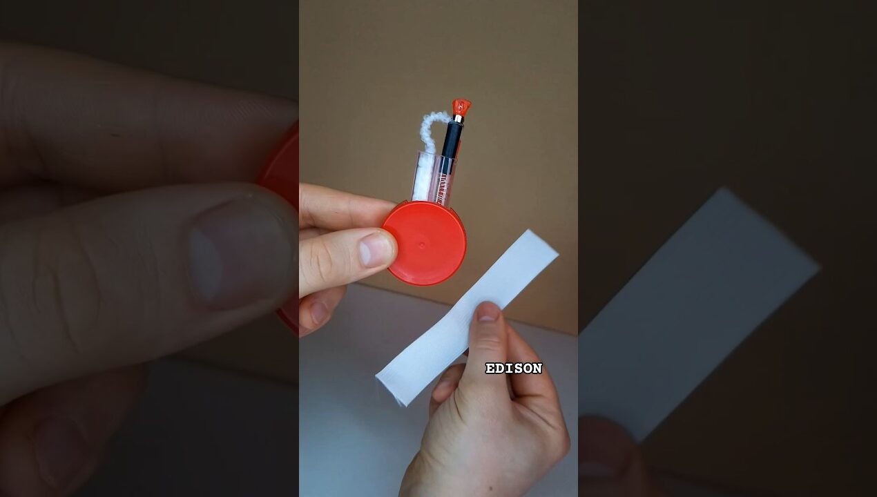 How to make spider web shooter #diy #shorts #experiment #spiderwebshooter