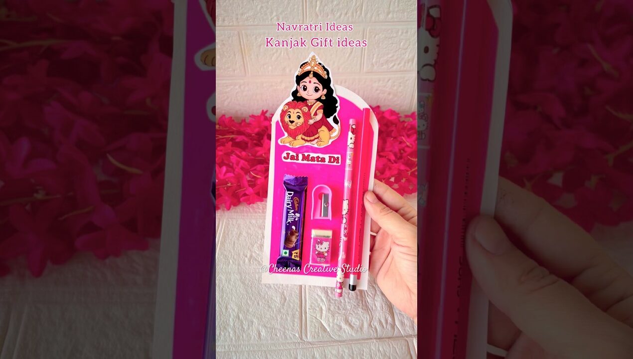 Kanjak Gift Ideas | DIY Kanjak Gift Ideas | Budget Kanjak Gift Ideas at home #shorts #kanjakgifts