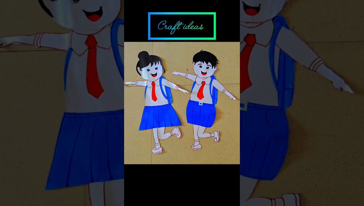 children craft cutout ideas #diy #paperart #art #craft #school #childrencutout #childrencraft 🧑‍🏫🧑‍💻