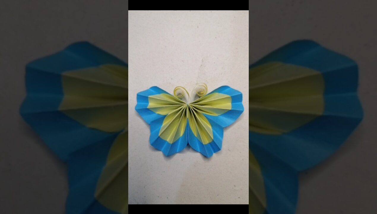 You won’t believe this paper trick 😍 paper butterfly craft, How to make paper butterfly