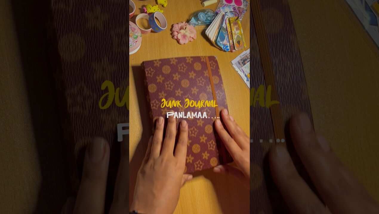 ₹0 la Junk journal panlama🎀🧷🌷? #artjournal #tamilsong #craftideas #diy #junkjournal