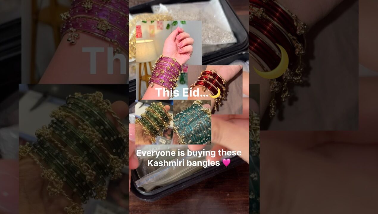 Making Viral Kashmiri Bangles At Home✨ #shorts #bangles #kashmiribangles #diy #crafts