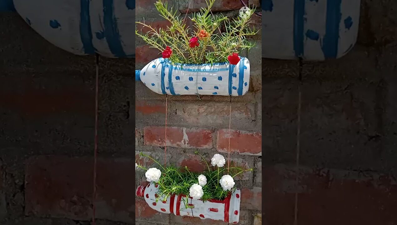 Kabar se jugad/Garden decoration ideas/waste material terrace garden/diy craft for garden decoration