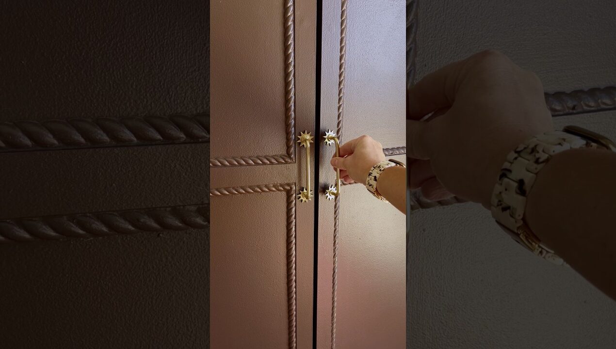 Turning the Ugliest Doors in My House Into My Favorite Detail #diyhome #cozyhome