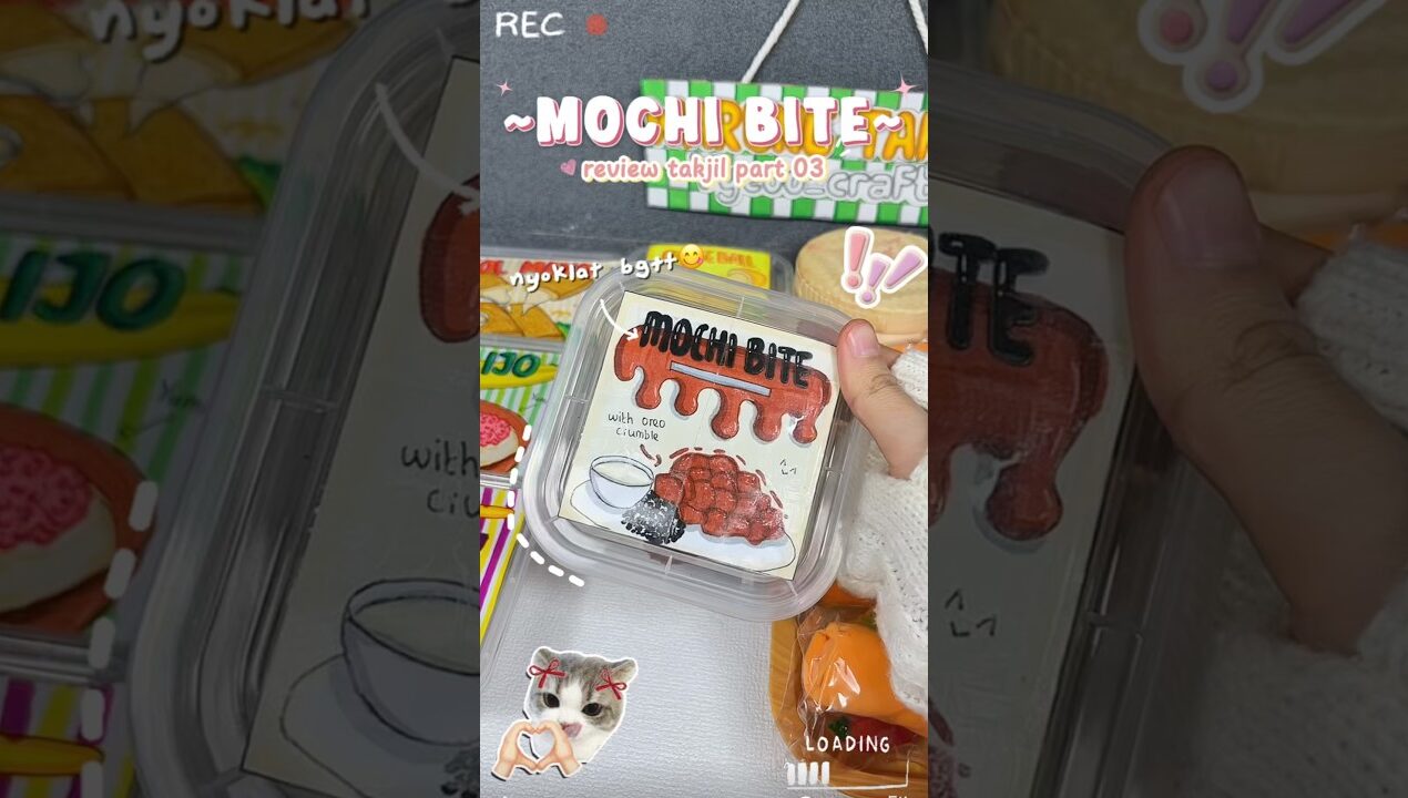 REVIEW MOCHI BITES😋 REVIEW TAKJIL PART 03 #diy
