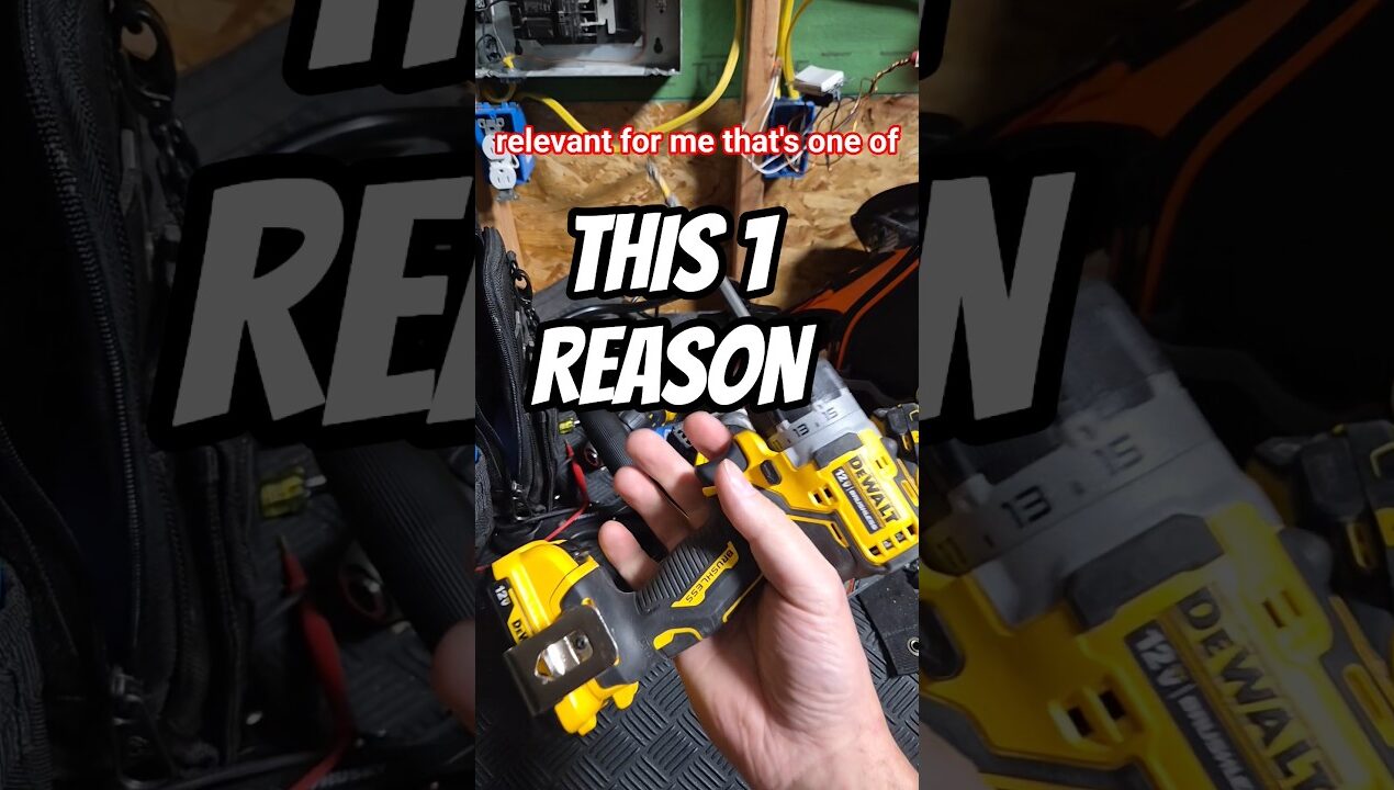The Truth About “The Best Drill” #shorts #fyp #dewalt #milwaukee #flex #diy
