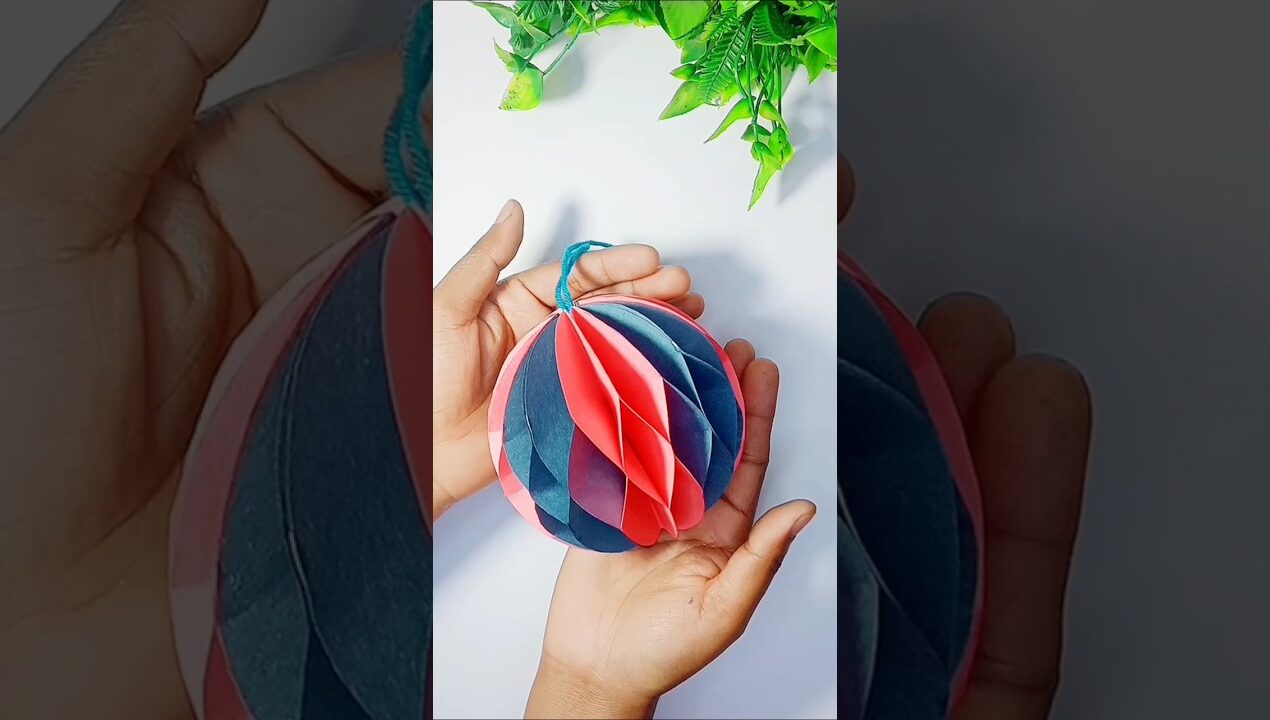 DIY Honeycomb ball paper craft #diy #shorts #shortsfeed #shortfeed #craft #virel #ytshorts #ytviral