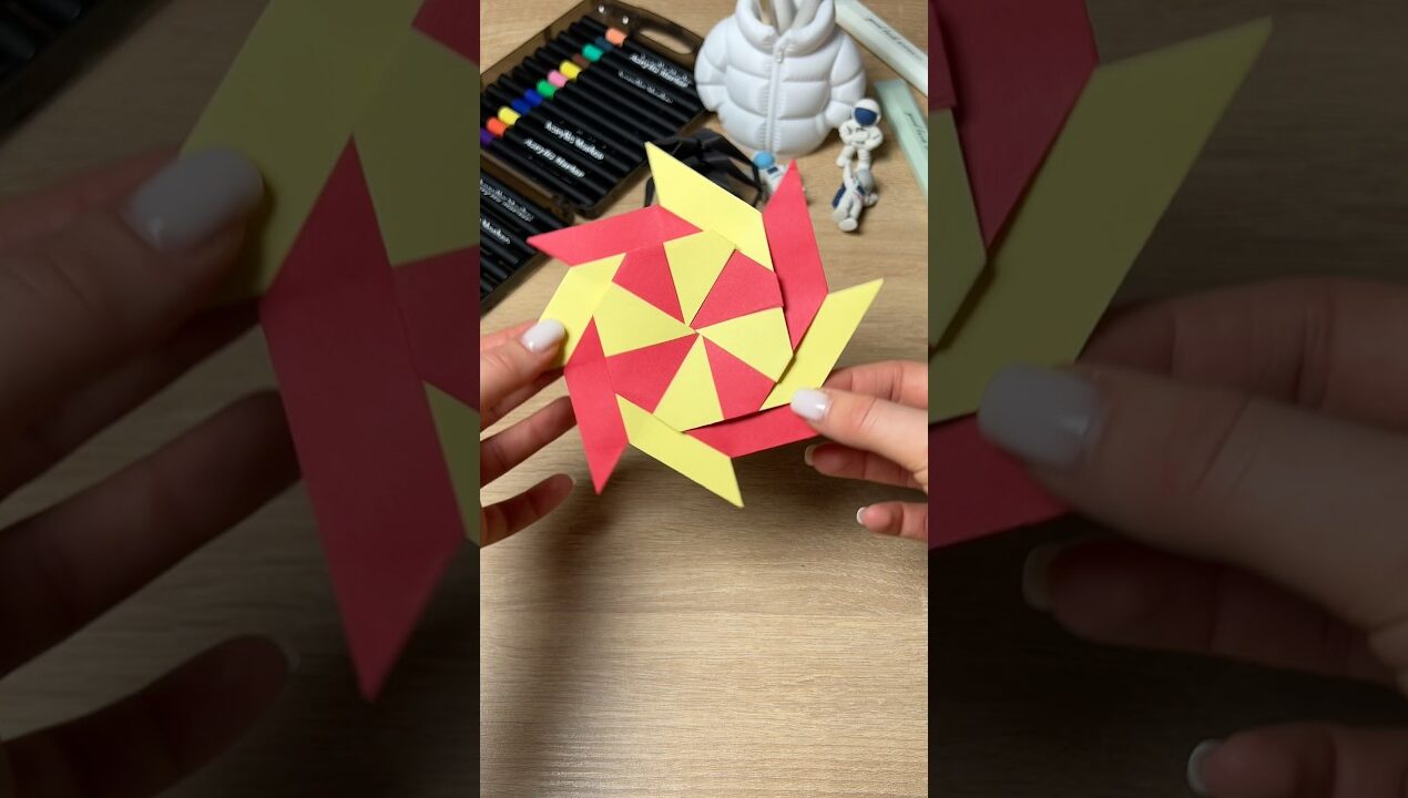 DIY Transforming Paper Shuriken ⭐
