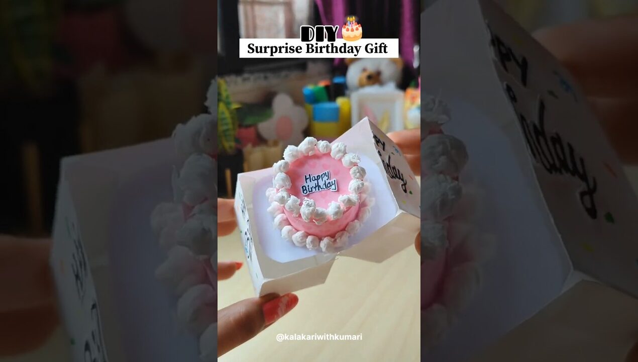 DIY surprise birthday gift ideas #diy #handmade #papercraft #shortvideo #shorts