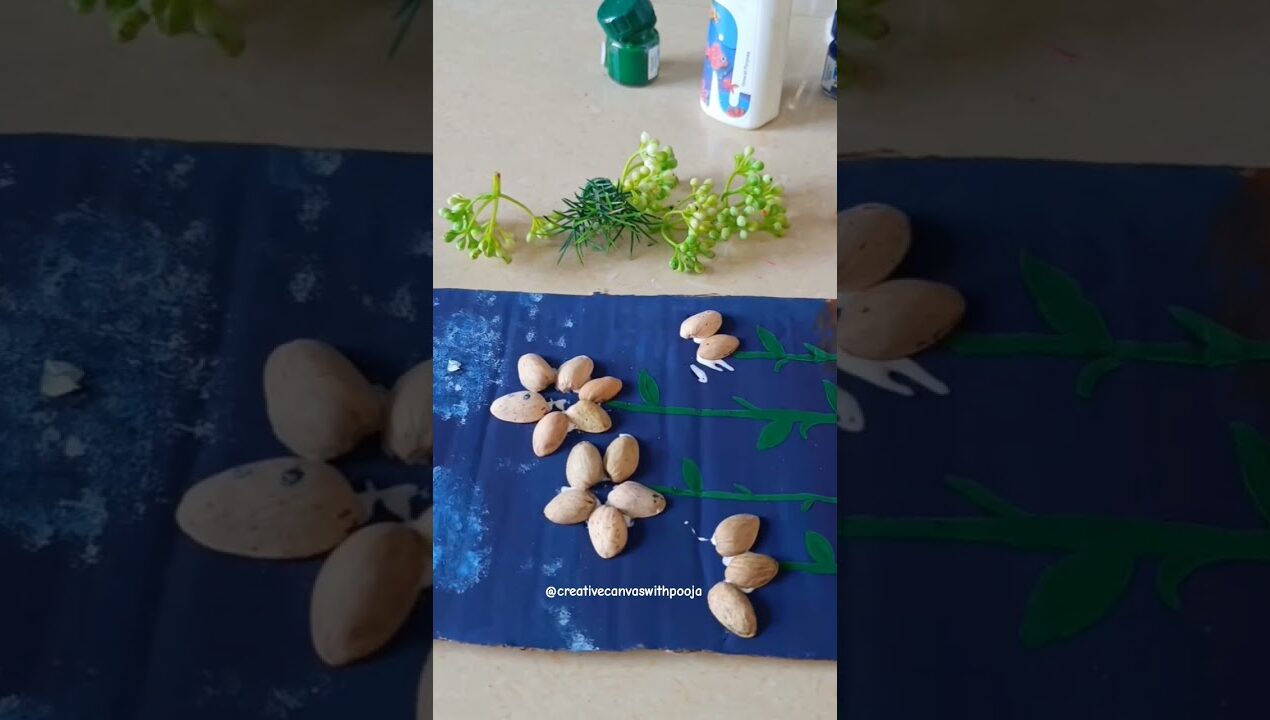 Pistashells DIY Flowers 🌹🤩#craftyhome #diy #trending #shorts #youtubeshorts #craft #walldecor