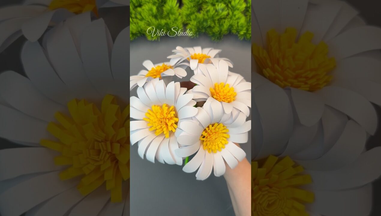 DIY cute Daisy flower 🌼#viral #diy #craft #shorts