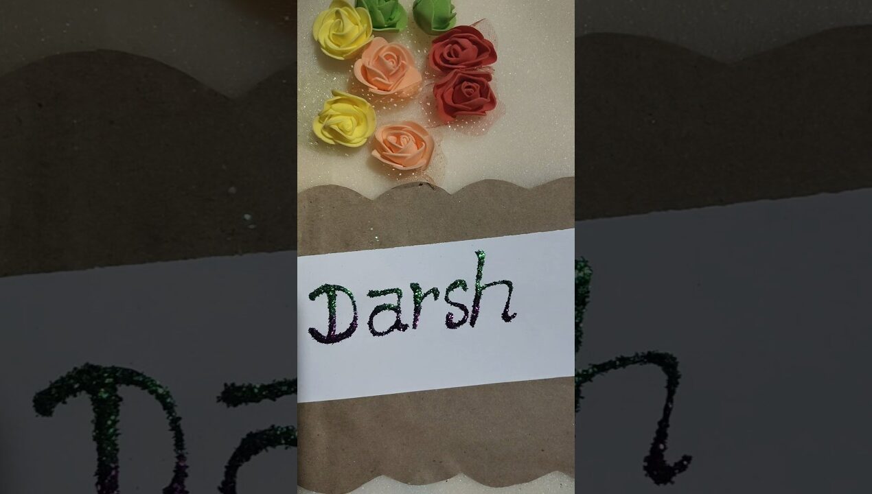 Darsh Naam Kaise Likhe 🎨|#comment#shorts#ytshorts#ytviral#drawing#nameart#nameartvideos