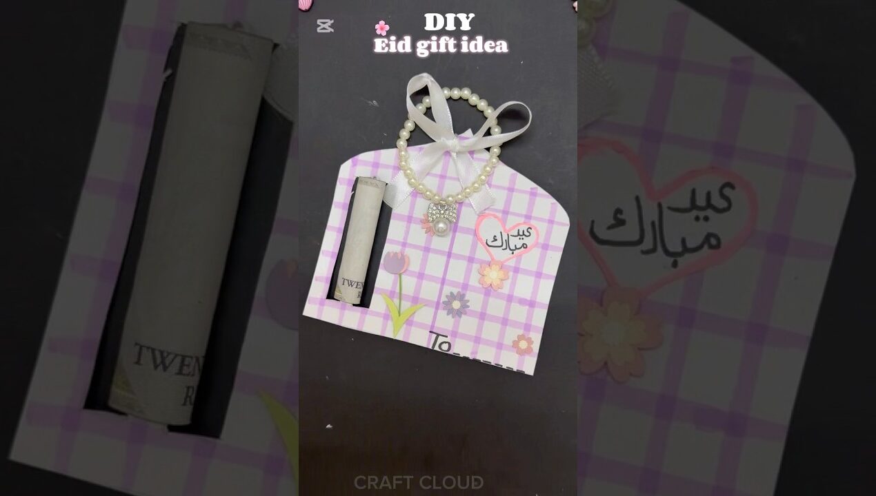 DIY Eid gift ideas🌙💜#diy #giftideas #eidmubarak #handmade #craft