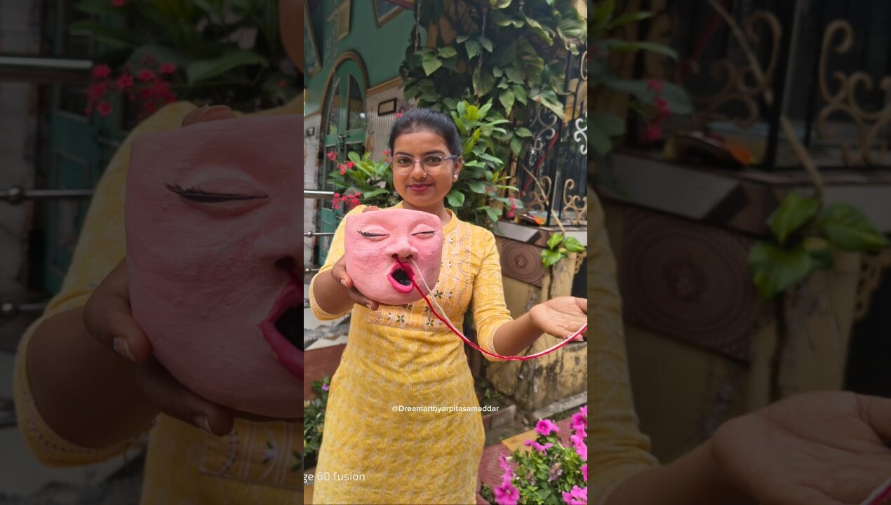 মাটি দিয়ে মজাদার উলের পট তৈরি করলাম / clay craft idea 💡😍 #art #viral #shorts #clayart #short